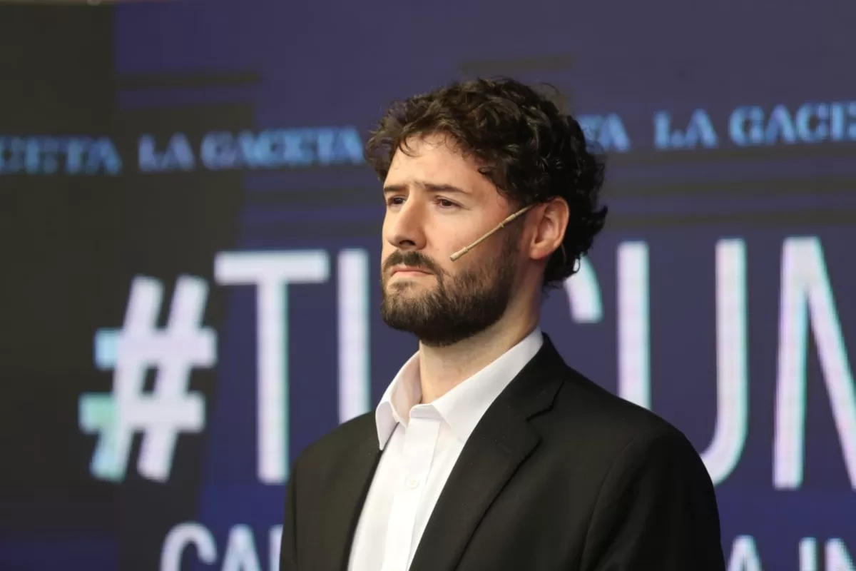 EN EL DEBATE. José Vera, candidato de Libres del Sur. LA GACETA/FOTO DE JUAN PABLO SÁNCHEZ NOLI