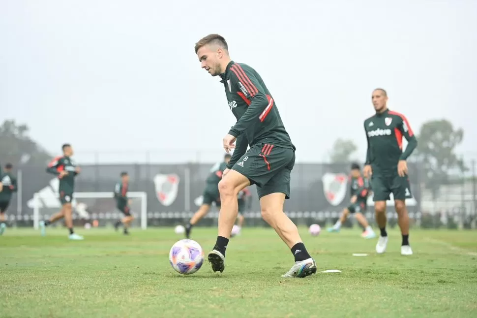 EN ACCIÓN. Agustín Palavecino se perfila como uno de los titulares mañana. 