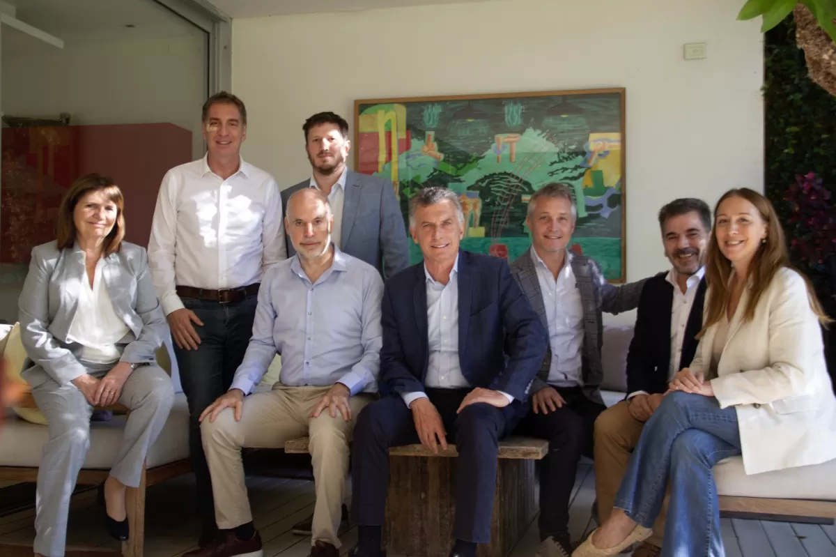 Reunión de los líderes del PRO en San Isidro