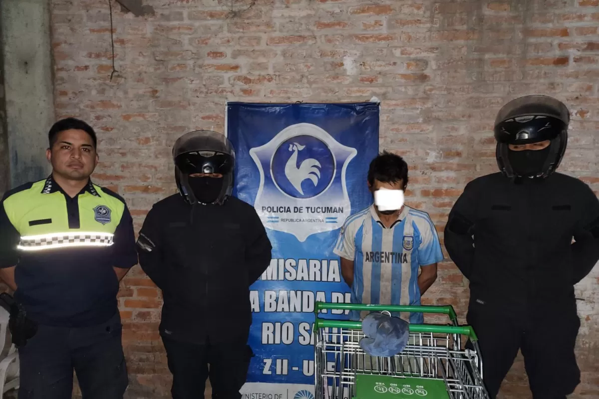 Robó en un supermercado, un testigo lo vio y apretó el botón de pánico: lo atraparon