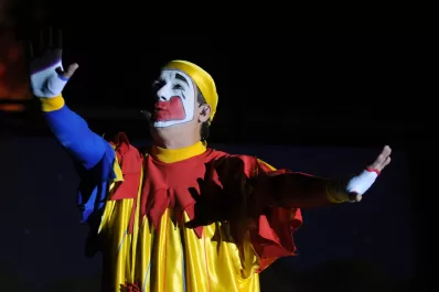 Piñón Fijo hace un show para los niños de todas las edades