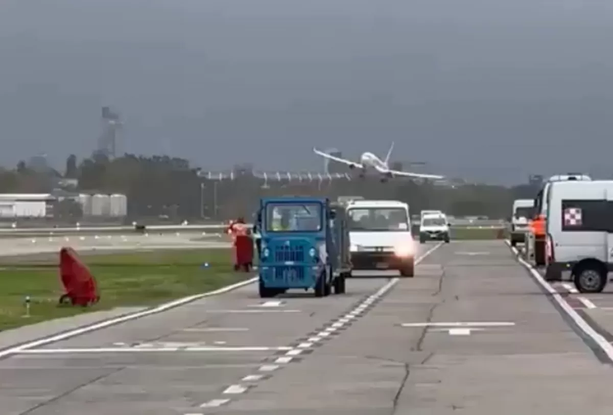 El momento clave para la decisión del piloto. 