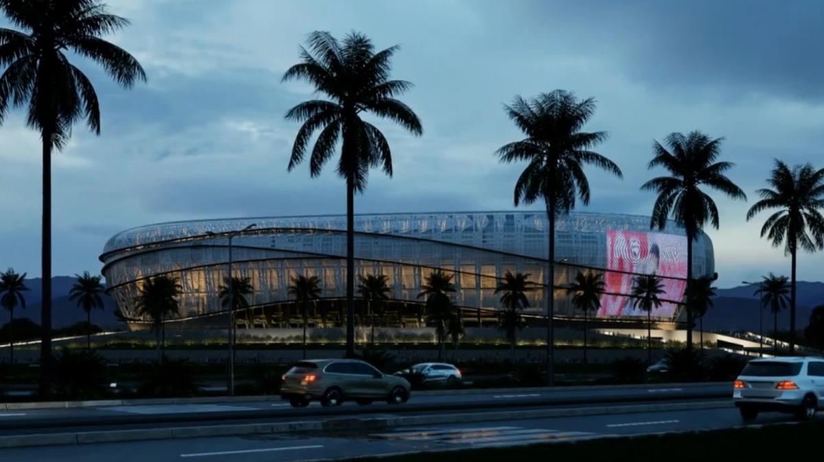 El diseño exterior del Estadio Único de Lules