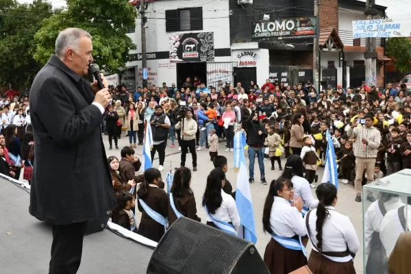 Jaldo encabezó el acto por los 31 años del Colegio San José Obrero