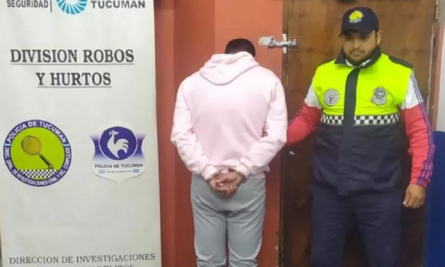 EL ÚLTIMO DETENIDO por el millonario robo.  