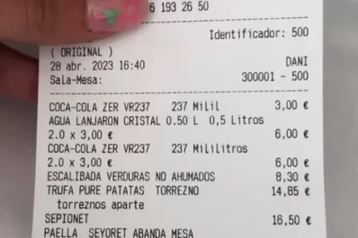 Fue a un restaurante, pidió un plato vegetariano y le dejaron un insulto en el ticket: “Para la rompe…”