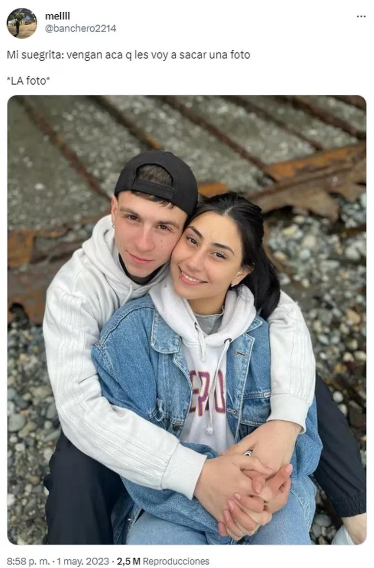 Publicó una foto con su novio y lo confundieron con el Dibu Martínez