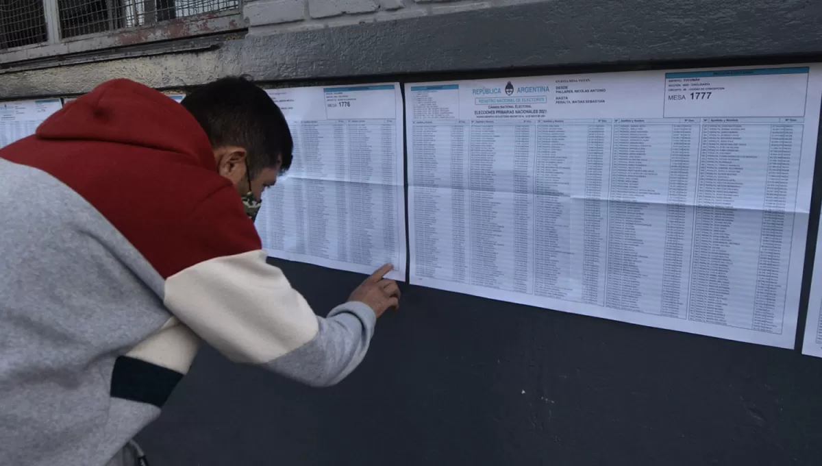 PROVISORIOS. Los votantes podrán solicitar modificaciones en el padrón electoral hasta el 19 de mayo.