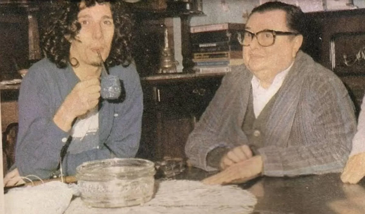Fito Páez junto a su papá Rodolfo