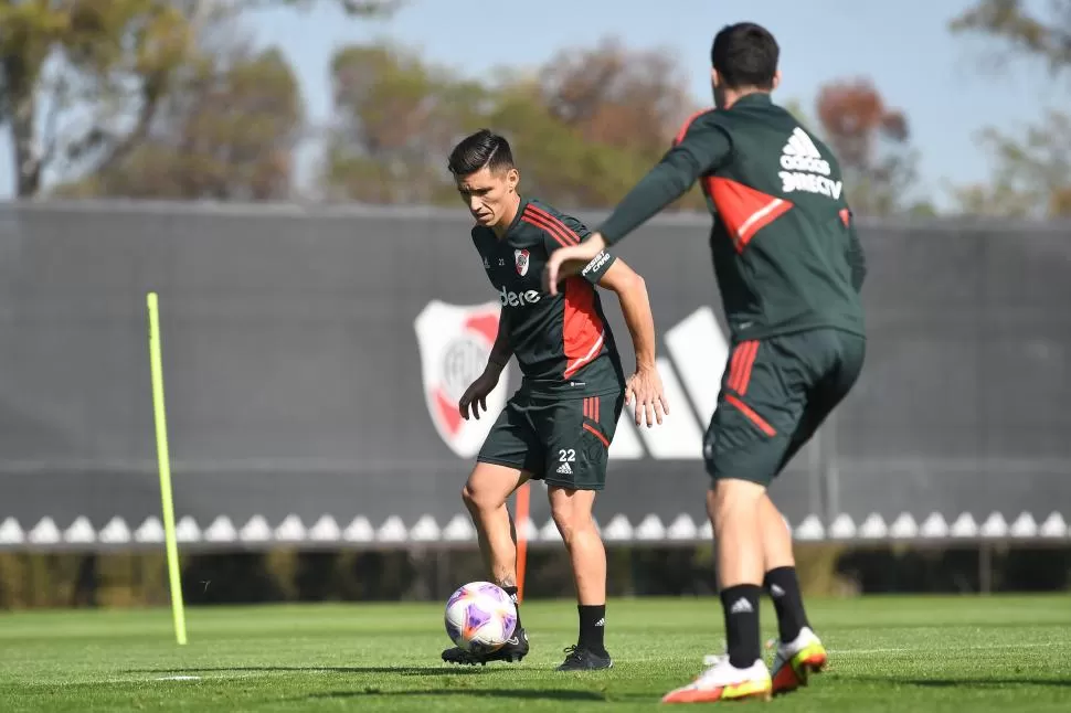LISTO. Kranevitter está disponible. Superó una lesión y podría ir al banco. twitter @RiverPlate