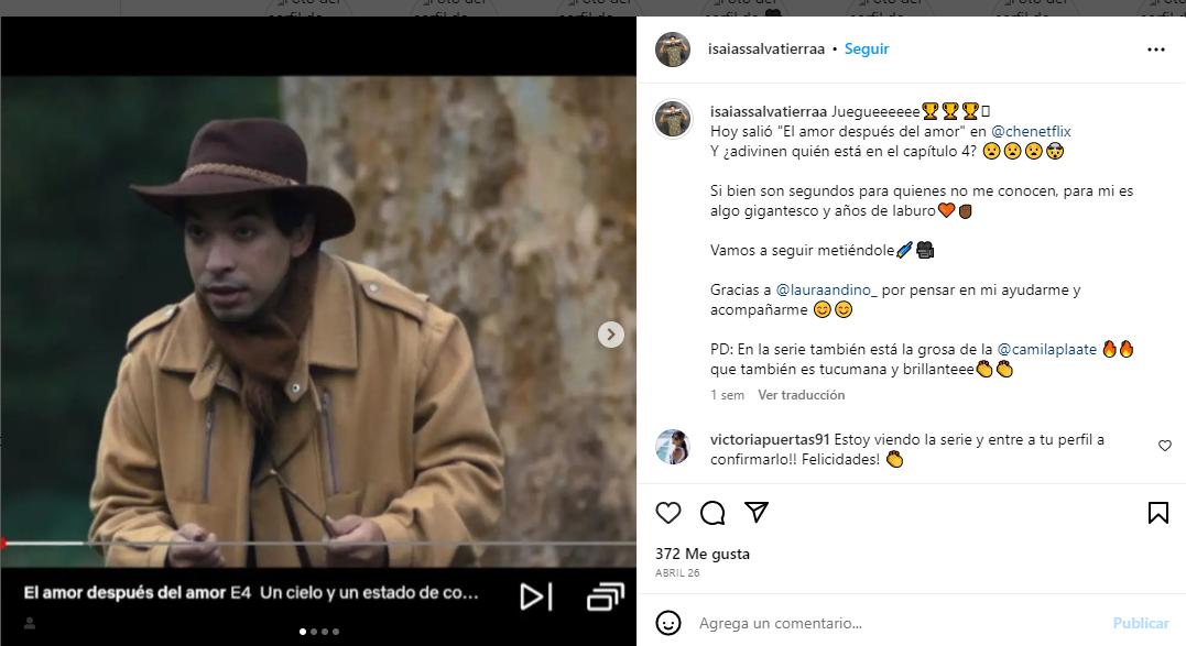 El tucumano Isaías Salvatierra interpreta a un guía turístico en 