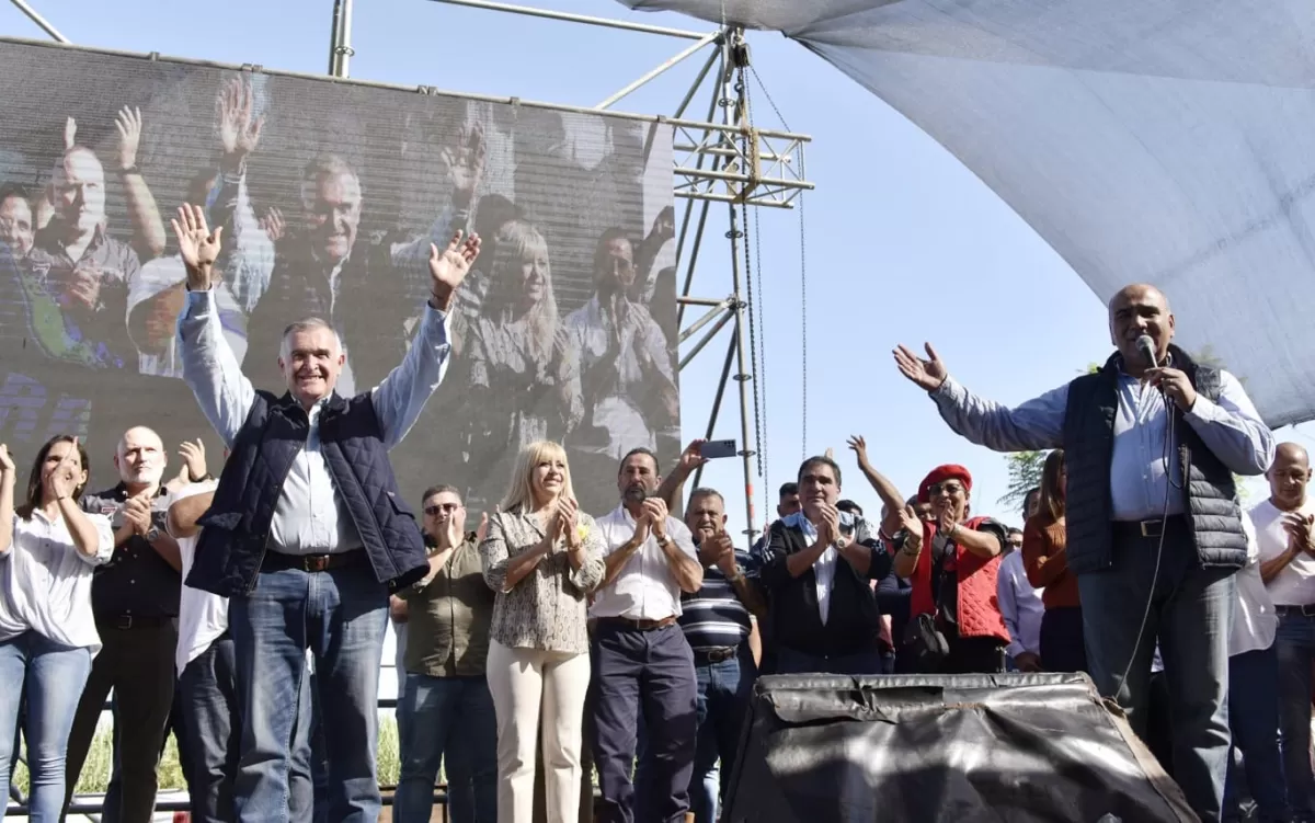 Acto de Camioneros en Los Villagra. PRENSA FDT