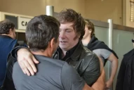 Milei llegó a Tucumán entre denuncias contra Bussi y él por apología del delito