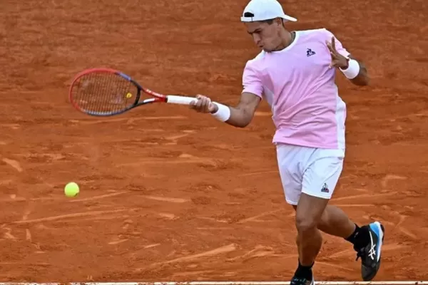 Sebastián Báez ganó y avanzó a la segunda ronda del Masters 1000 de Roma