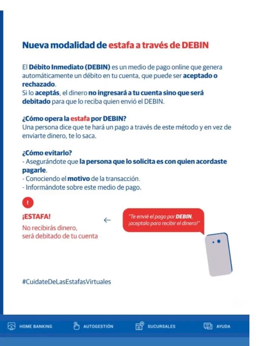 Estafas en Homebanking: qué es y cómo funciona Debin, la nueva modalidad que alerta a los comerciantes