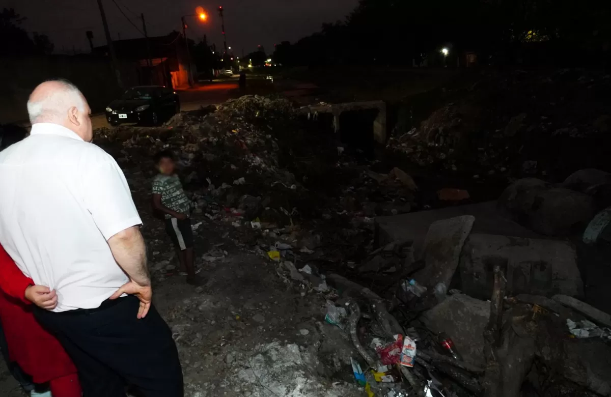 Federico Masso recorrió el barrio Norgas.