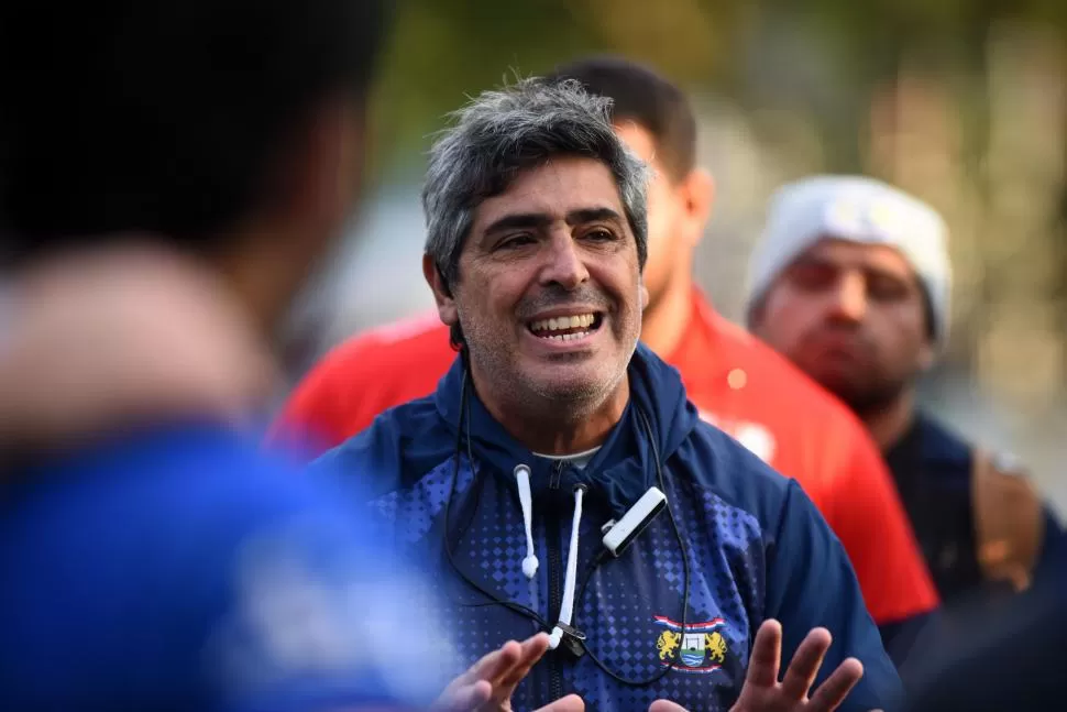 MENSAJE CLARO. “Esto no termina este año. Tratamos de construir cosas que sirvan a futuro”, explicó Bascary. LA GACETA / FOTO DE DIEGO ÁRAOZ