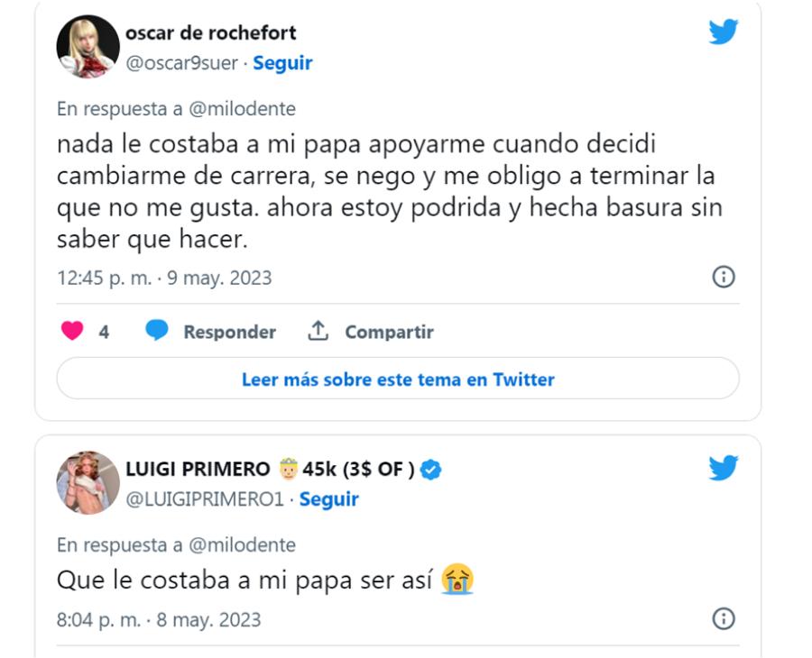 Un joven abandonó su carrera universitaria y la respuesta de su padre emocionó a todos