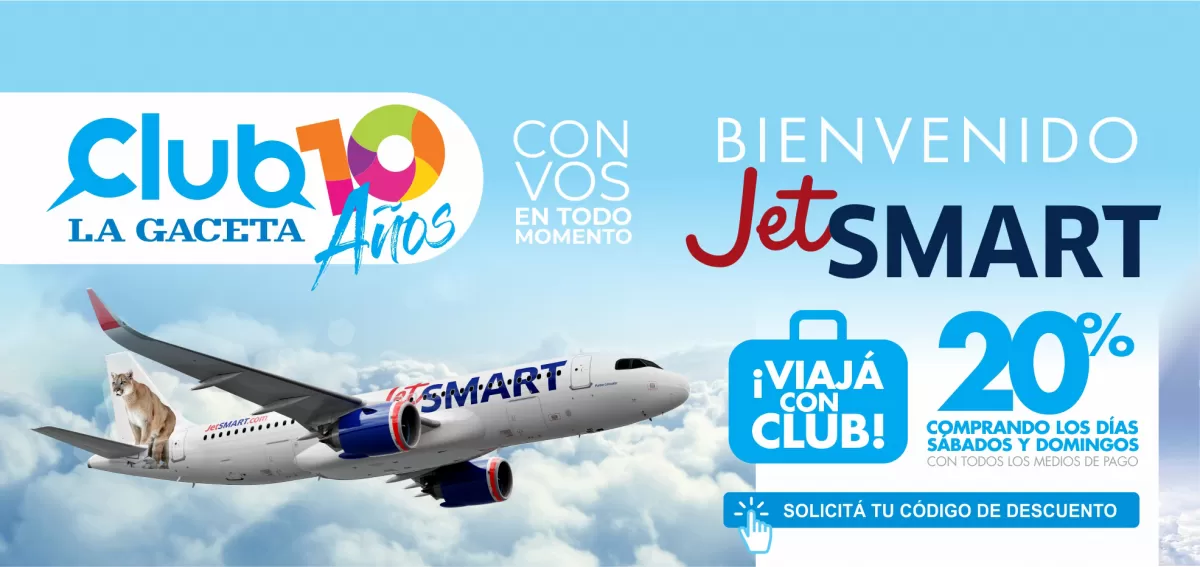 Volá con este nuevo descuento que te trae Club LA GACETA