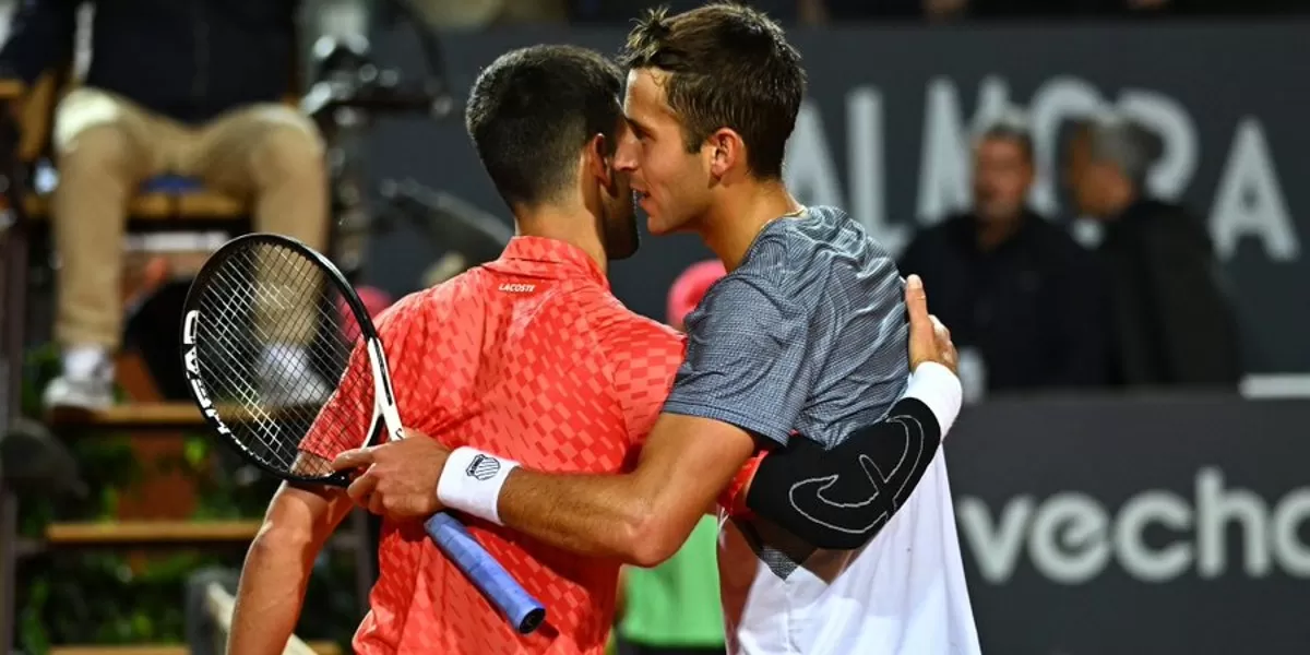 Tomás Etcheverry se despidió del Masters 1000 de Roma