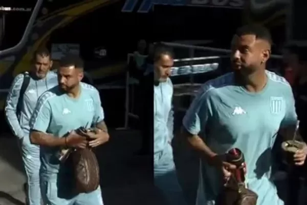 El insólito cruce de Edwin Cardona con un hincha de Racing que lo increpó por su exceso de peso: “Yo tengo dientes”