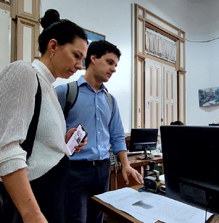 DE JUNTOS POR EL CAMBIO. Omodeo y López Guzmán, dirigentes de CREO.