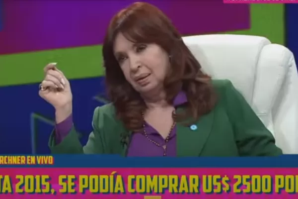 Cristina Kirchner: Técnicamente estoy en libertad condicional