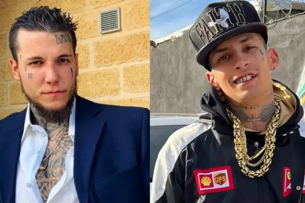 El feroz cruce entre Alex Caniggia y L-Gante en redes sociales: “Quién chorrea más grasa”