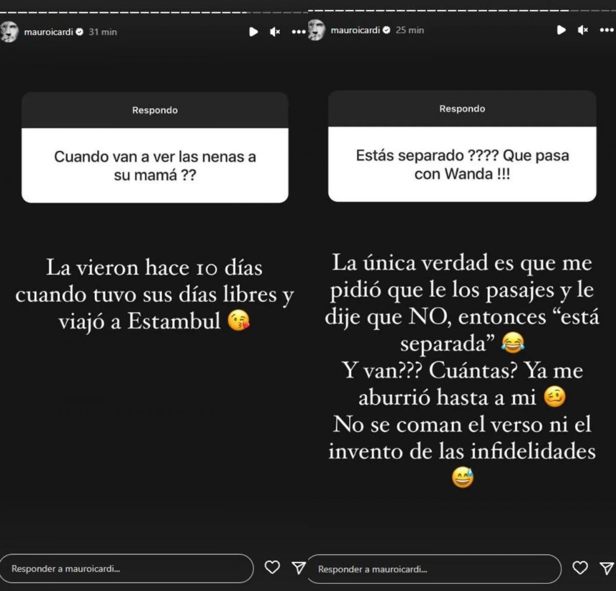 Mauro Icardi reveló los motivos de su nueva separación de Wanda Nara: “Ya me aburrió hasta a mí”