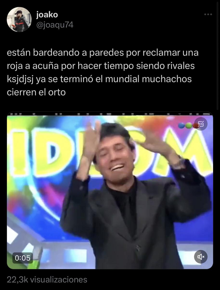 La “avivada” de Leandro Paredes para hacer expulsar a Marcos Acuña que dividió las aguas entre los fanáticos de la Scaloneta