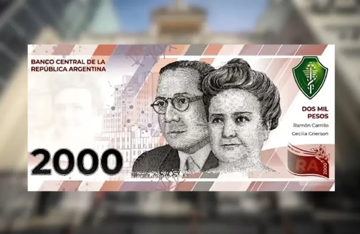 Así es el nuevo billete de $2000