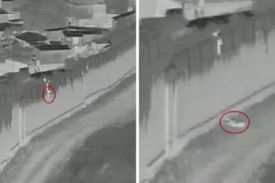 Video: lanzan a un niño de cuatro años sobre el muro fronterizo para cruzar a Estados Unidos
