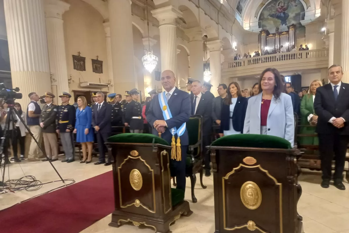 LA SUMA DEL PODER PÚBLICO. El gobernador, el vice, el presidente de la Corte y el intendente de la capital. Algunos se van en octubre, otros llegan, y unos que se quedan. LA GACETA/FOTO DE ANALÍA JARAMILLO 