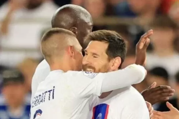 Con un golazo de Lionel Messi, el PSG empató de visitante y se consagró campeón en la liga francesa