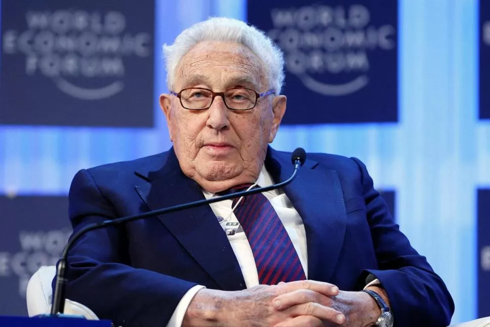 UN SIGLO DE VIDA. Una imagen reciente de Henry Kissinger.  