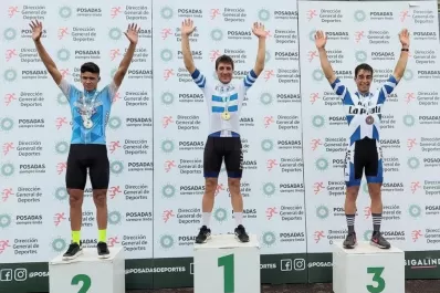 Martín Castillo brilló en el Argentino de ciclismo