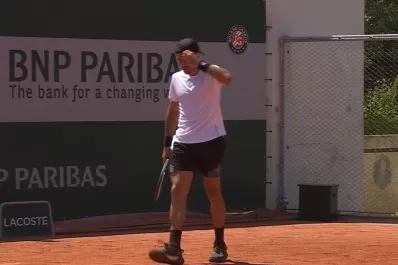 Cachín dio batalla, pero cayó ante Coric en Roland Garros