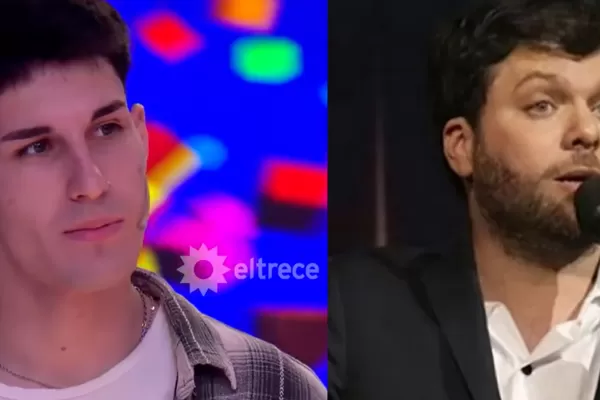 Guido Kaczka frenó en seco a un participante en Los 8 escalones que se insinuó con su esposa