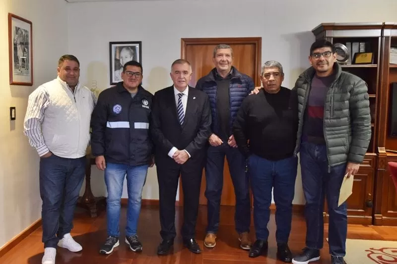 Sindicalistas se reunieron con Jaldo. 