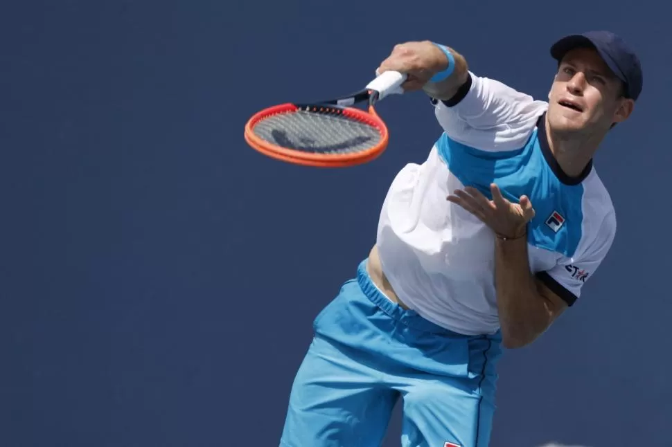 AHORA VA CON TSITSIPAS. Schwartzman se mostró sólido ante Borges. reuters