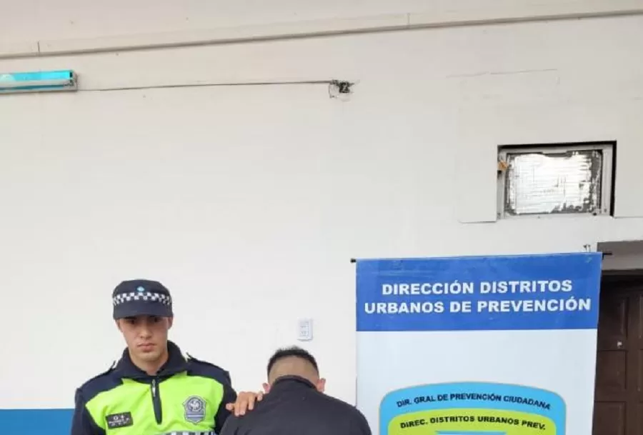 EL MOTOARREBATADOR detenido. 
