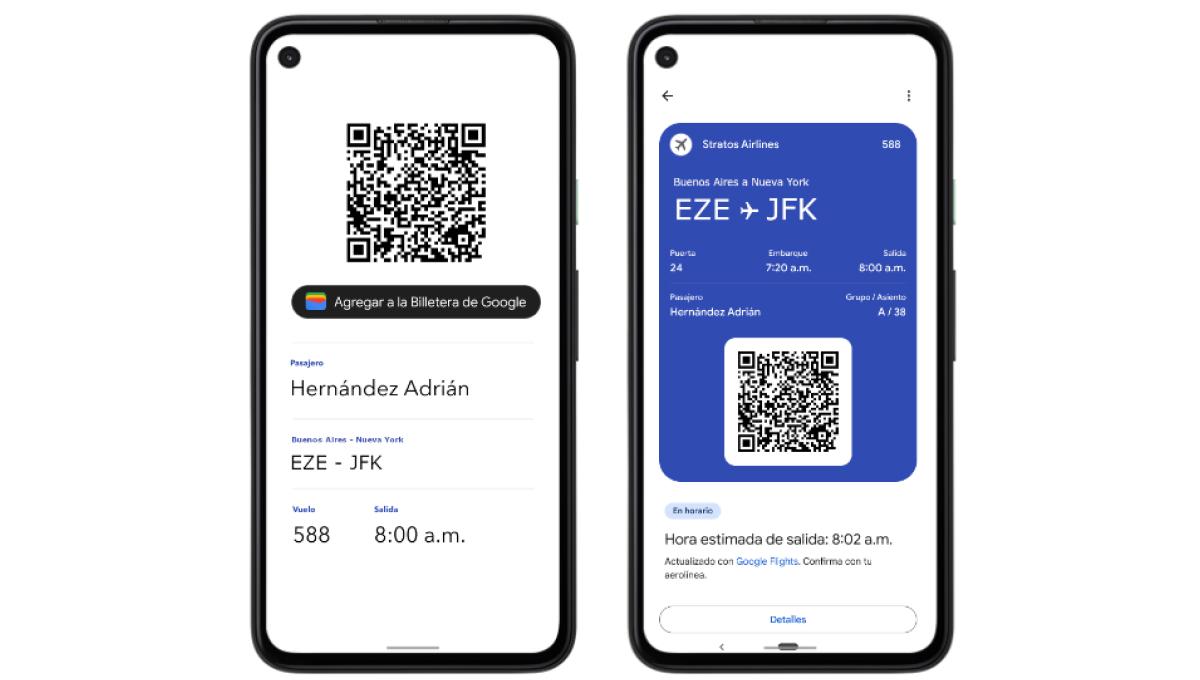 La Billetera de Google también podrá alojar tarjetas de embarque de aerolíneas