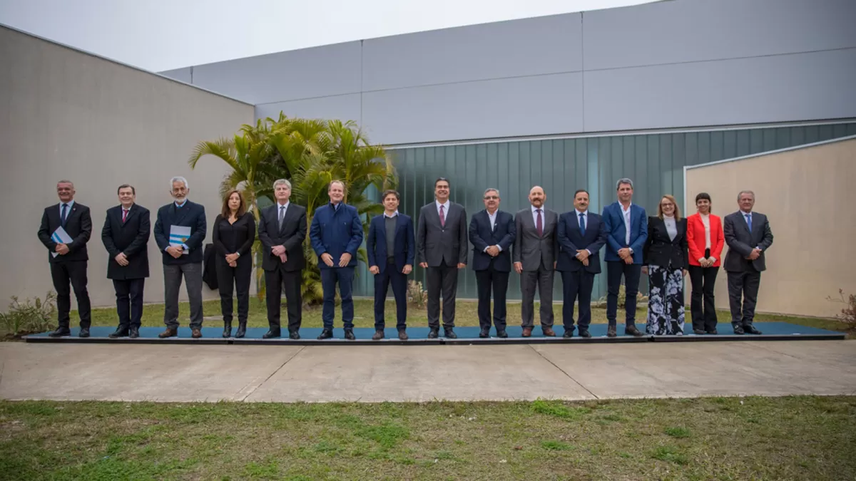 Algunos de los representantes de la Liga de Gobernadores peronistas