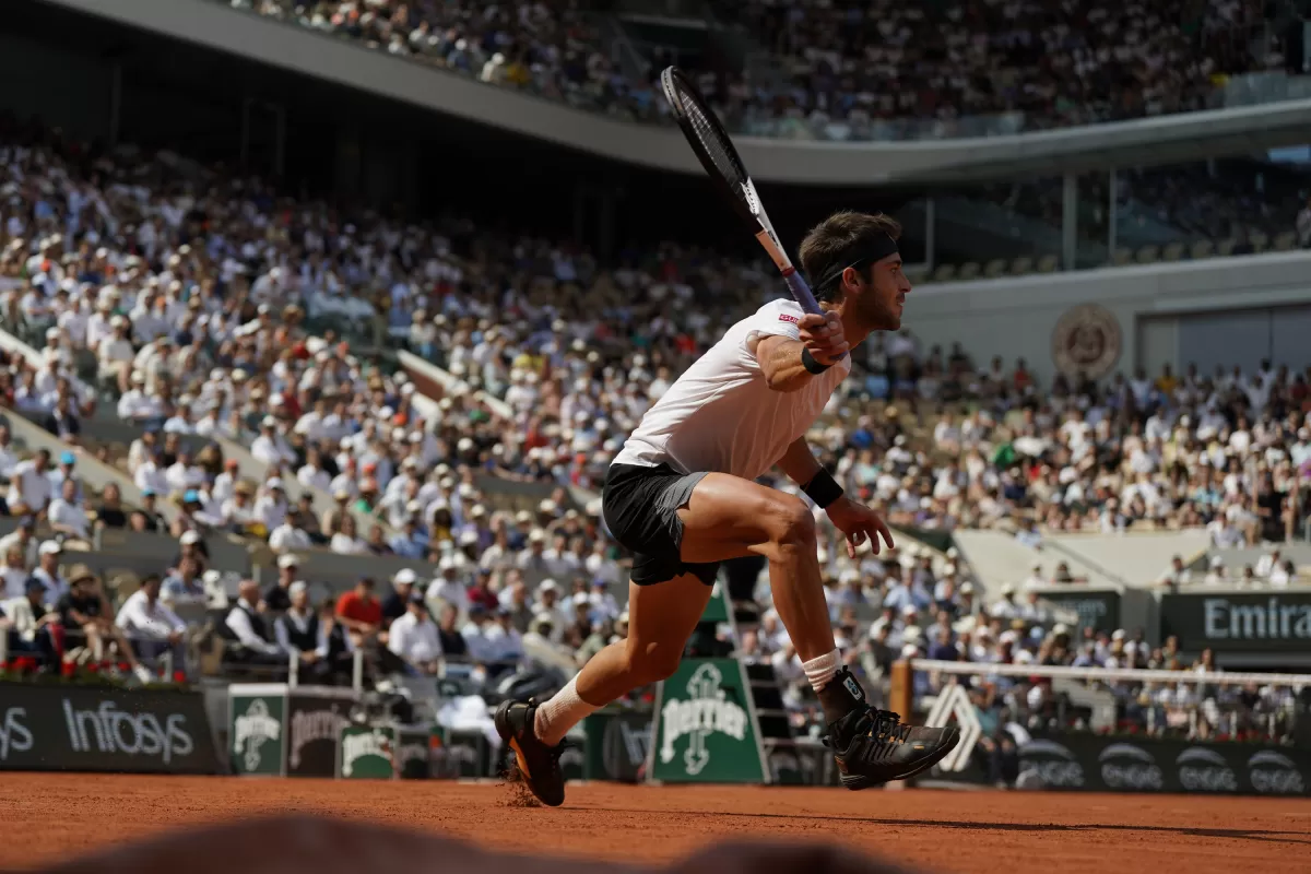 INOLVIDABLE. Etcheverry jugó un torneo soñado en Francia. FOTO TOMADA DE TWITTER.COM/ROLANDGARROS