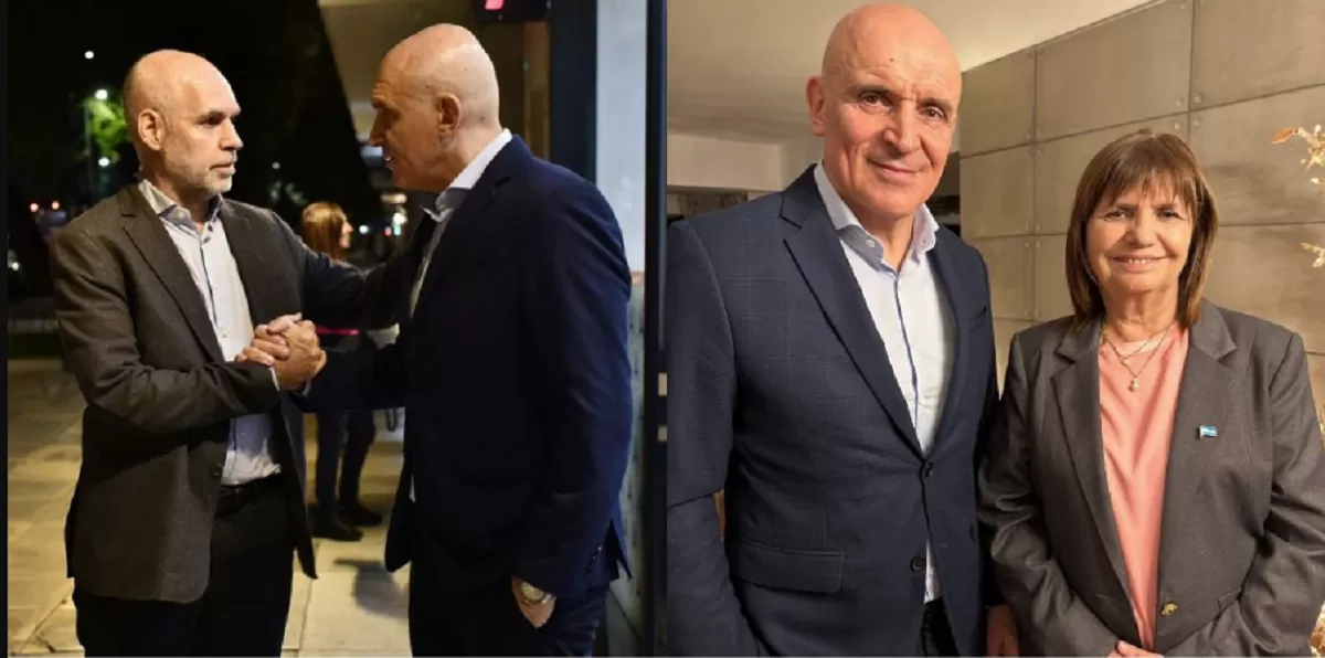 El diputado de Avanza Libertad publicó fotos con Bullrich y Rodríguez Larreta para anunciar su alianza.