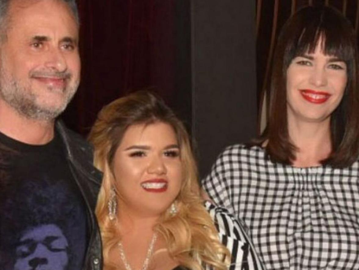 Morena Rial junto a su papá y Romina Pereiro