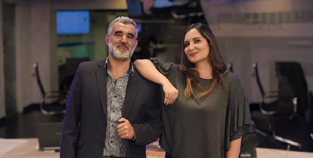 BUEN DÍA. Por LG Play, con la conducción de Indalecio Sánchez y de Gabriela Baigorrí. Foto de LA GACETA