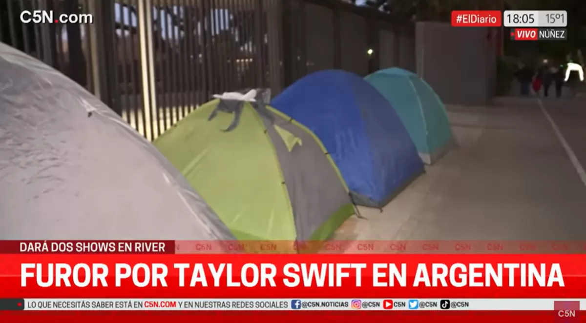 La insólita e interminable lista de requisitos para poder acampar y entrar primeras al recital de Taylor Swift