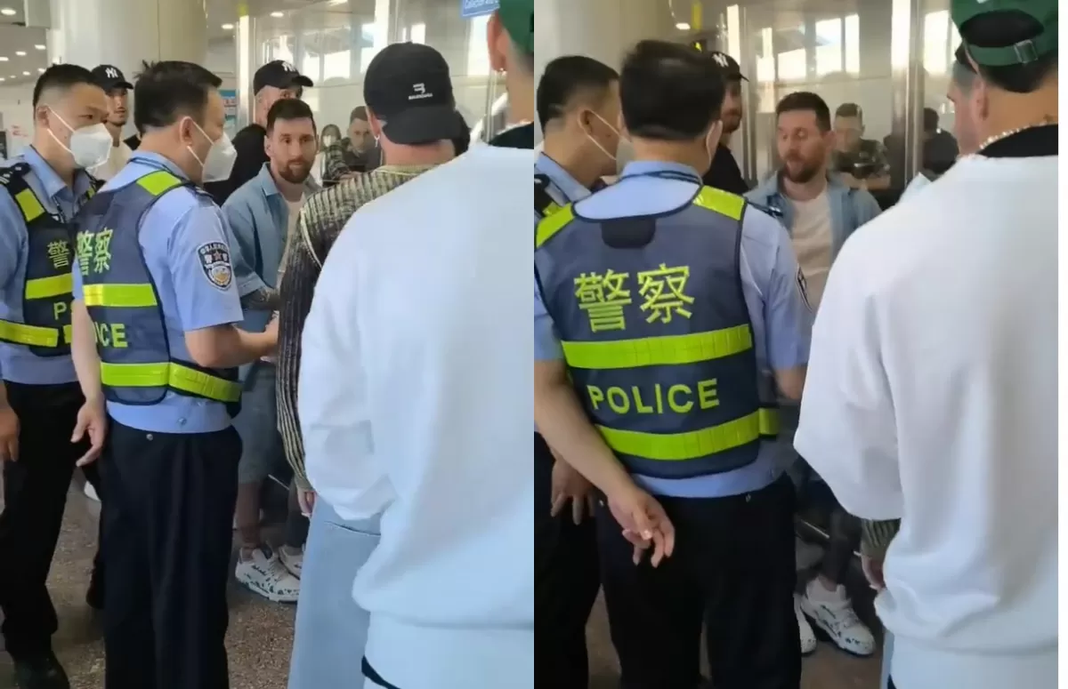 Lionel Messi tuvo un inesperado problema con su pasaporte en su llegada a China