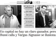 La puja entre Chahla y Ávila recuerda la pelea electoral entre Bussi y Vargas Aignasse en 2003